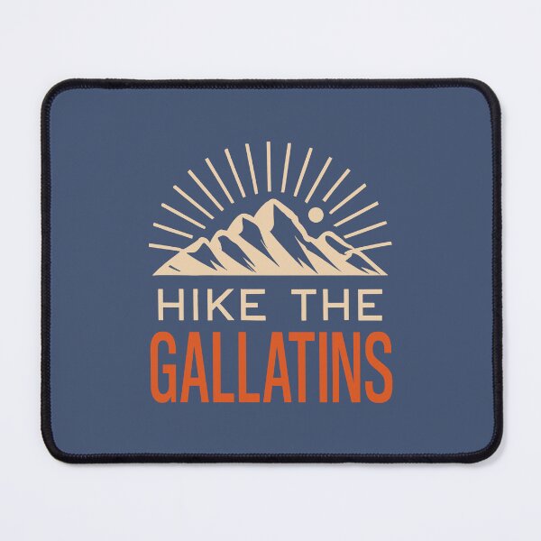 Item preview, Hike The Gallatin Mountains Montana Wyoming Sunburst designed and sold by Esskay Designs.