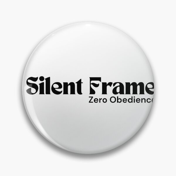 Item preview, Silent Frame. Zero Obedience. – Minimalist Text Design | Dark Humor Quote | RETL Style designed and sold by RETL.
