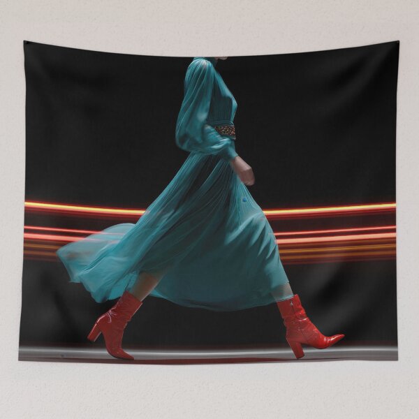 Item preview, Model struts in bold boots designed and sold by anytka.