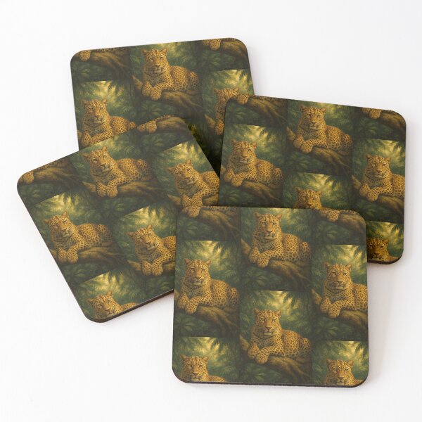 Item preview, Sri Lankan Leopard – Tropical Jungle Cat Art designed and sold by Ceylon Luxe Collections.