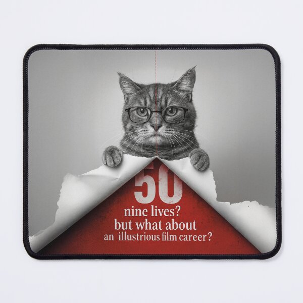 Item preview, Nine Lives Behind the Curtain designed and sold by Nope Cats.
