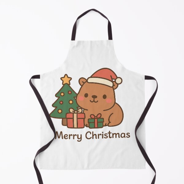Item preview, Kawaii Christmas Capybara – Cute Holiday Tree & Gifts Illustration designed and sold by Steinart.