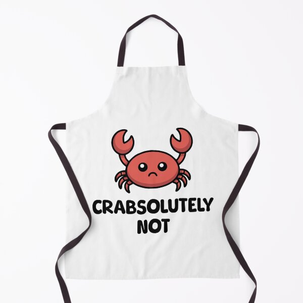 Item preview, Crabsolutely Not! Cute Crab Pun designed and sold by PMCreative.