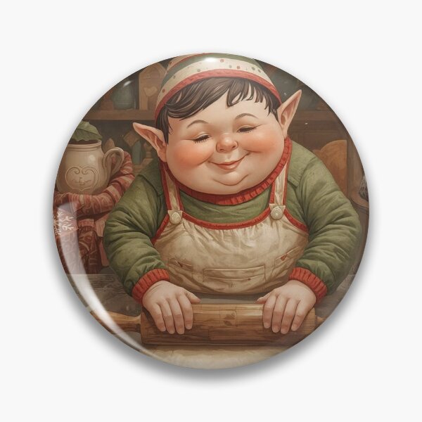 Artikelvorschau, Cottage Baker Elf – Süße Cottagecore-Weihnachtsküche entworfen und verkauft von Deezyned.