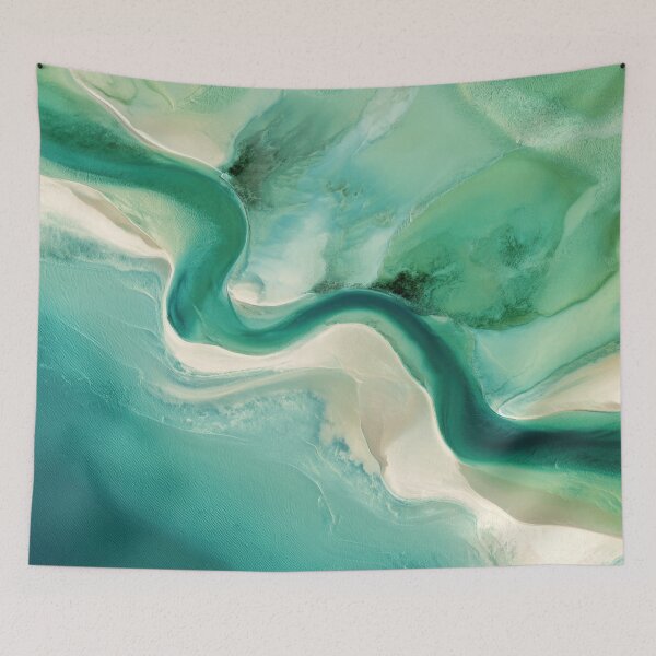 Item preview, River winding through turquoise designed and sold by anytka.