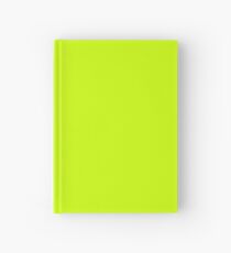 PLAIN SOLID COLOR | Electric Lime | Neon Lime Hardcover Journal
