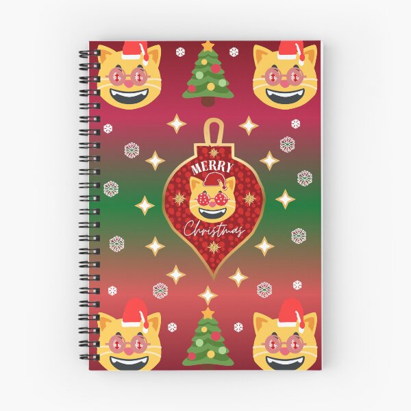 Item preview, Cute Christmas Cat Ornament Pattern – Festive Holiday Cats & Trees Design designed and sold by HopeAndHustle.