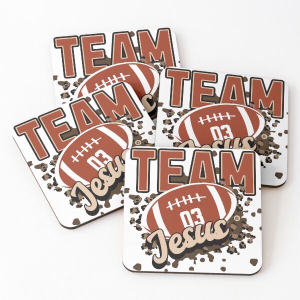 Item preview, Team Jesus football designed and sold by Yuzik.