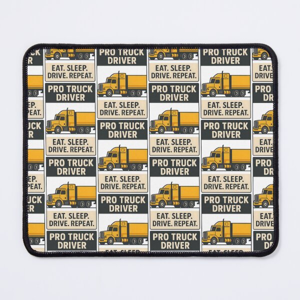 Item preview, Pro Truck Driver Eat Sleep Drive Repeat Design designed and sold by TeeTimeTreasure.