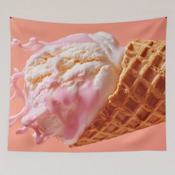 Item preview, Delicious ice cream cone with splash designed and sold by anytka.