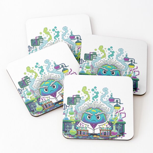 Item preview, Cute Scientist Blob – Retro Pixel Lab Experiment Sticker designed and sold by Pixel Girl Aesthetic Studio.