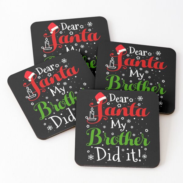 Item preview, My Santa Christmas Funny Dear It Brother Did Holiday Retro Vintage designed and sold by MediarMedic.