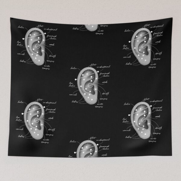 Item preview, ear piercing name designed and sold by infracuortattoo.