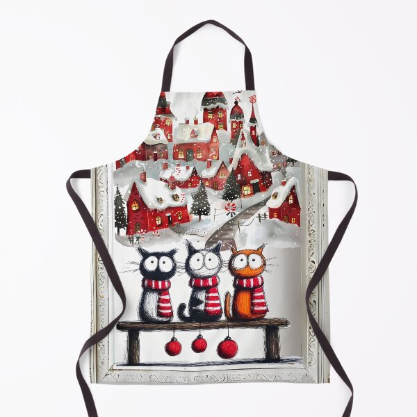 Item preview, Festive cats 3 designed and sold by Nonsense Manufactory.