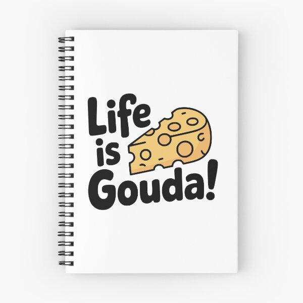 Item preview, Life Is Gouda! Cute Cheese Pun designed and sold by PMCreative.
