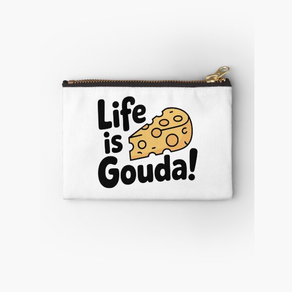 Item preview, Life Is Gouda! Cute Cheese Pun designed and sold by PMCreative.