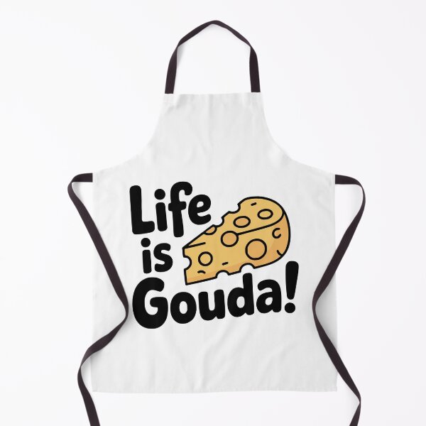Item preview, Life Is Gouda! Cute Cheese Pun designed and sold by PMCreative.