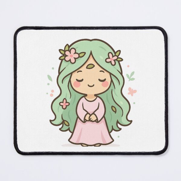 Item preview, Aurelia – Kawaii Goddess of Growth and Nature | CutiVerse designed and sold by CutiVerse.