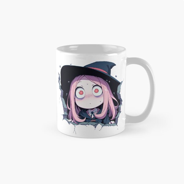 Item preview, Sucy Manbavaran Little Witch Academia Anime Startled Peeking Witch Hat Chibi designed and sold by TorbenKuhano.