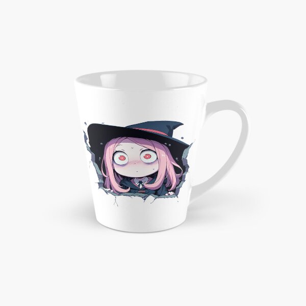 Item preview, Sucy Manbavaran Little Witch Academia Anime Startled Peeking Witch Hat Chibi designed and sold by TorbenKuhano.