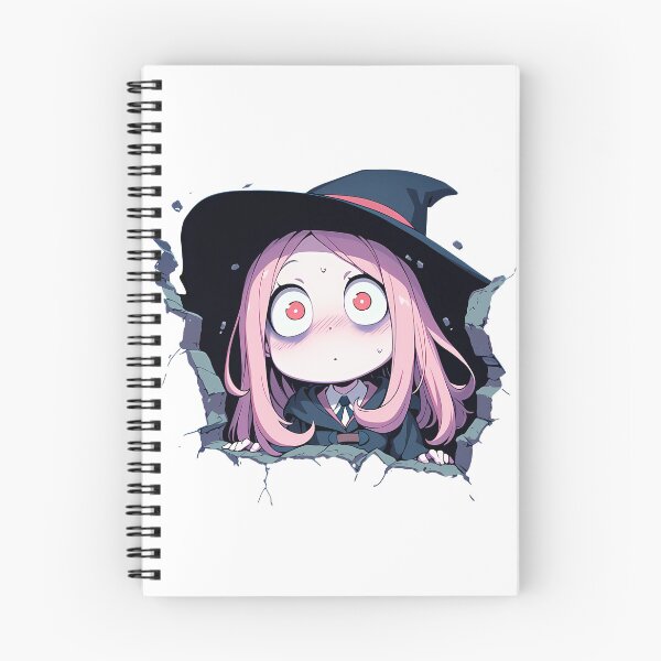 Item preview, Sucy Manbavaran Little Witch Academia Anime Startled Peeking Witch Hat Chibi designed and sold by TorbenKuhano.