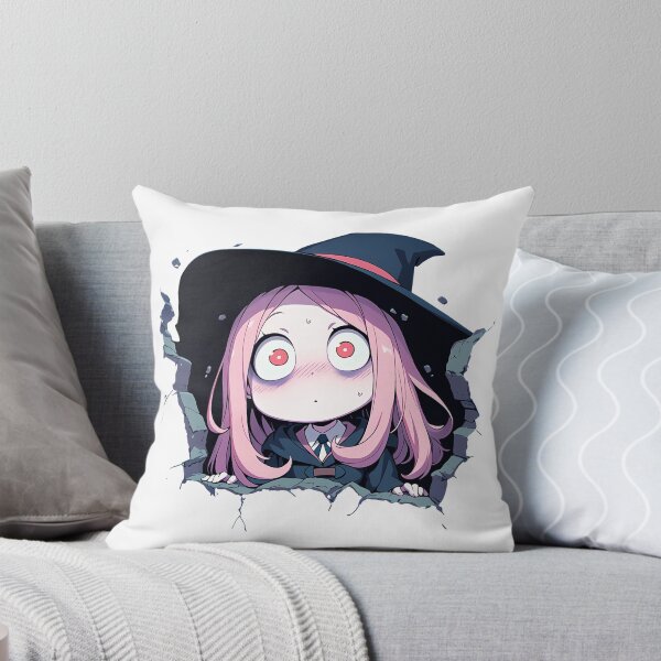Item preview, Sucy Manbavaran Little Witch Academia Anime Startled Peeking Witch Hat Chibi designed and sold by TorbenKuhano.