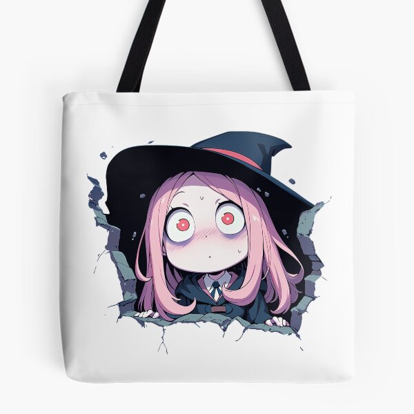 Item preview, Sucy Manbavaran Little Witch Academia Anime Startled Peeking Witch Hat Chibi designed and sold by TorbenKuhano.