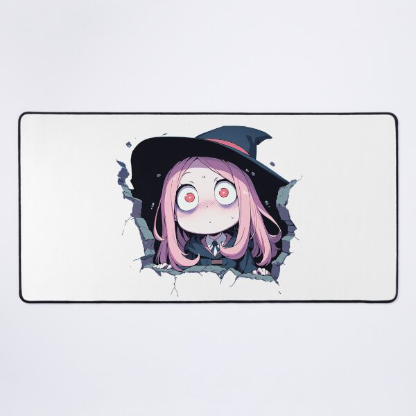 Item preview, Sucy Manbavaran Little Witch Academia Anime Startled Peeking Witch Hat Chibi designed and sold by TorbenKuhano.
