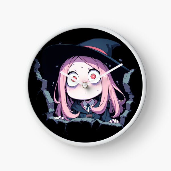 Item preview, Sucy Manbavaran Little Witch Academia Anime Startled Peeking Witch Hat Chibi designed and sold by TorbenKuhano.