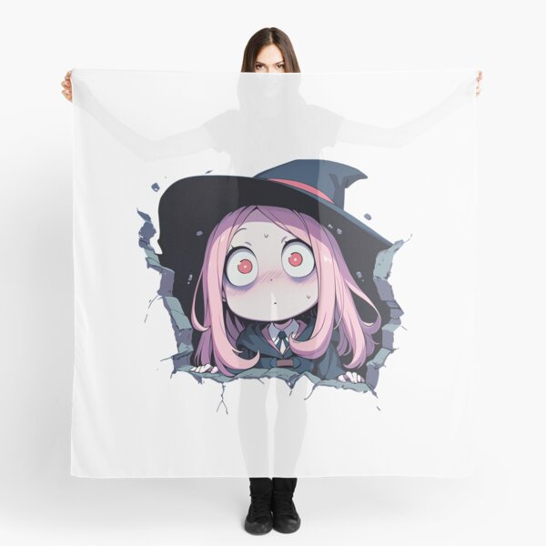 Item preview, Sucy Manbavaran Little Witch Academia Anime Startled Peeking Witch Hat Chibi designed and sold by TorbenKuhano.