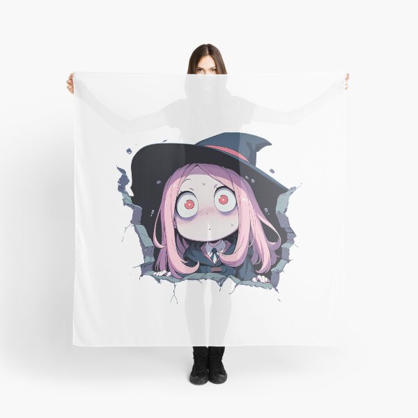 Item preview, Sucy Manbavaran Little Witch Academia Anime Startled Peeking Witch Hat Chibi designed and sold by TorbenKuhano.