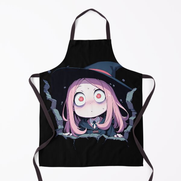 Item preview, Sucy Manbavaran Little Witch Academia Anime Startled Peeking Witch Hat Chibi designed and sold by TorbenKuhano.