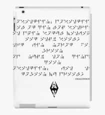 Dragonborn song iPad Case/Skin