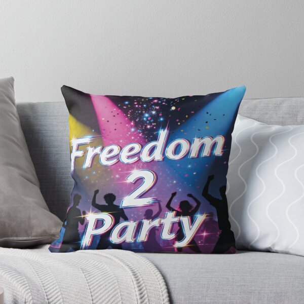 Item preview, Freedom 2 Party – Realistic and Energetic Design designed and sold by ArtWearStudio12.