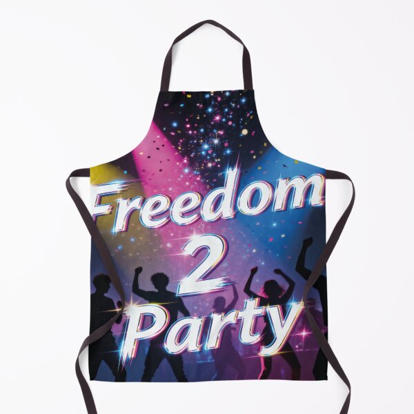 Item preview, Freedom 2 Party – Realistic and Energetic Design designed and sold by ArtWearStudio12.