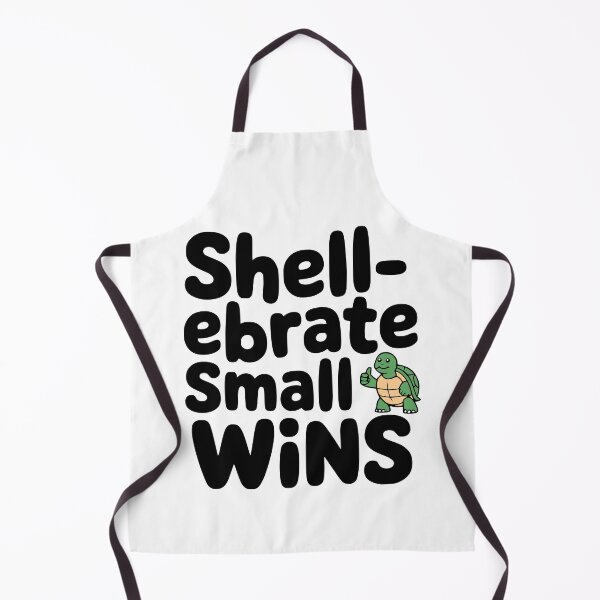 Item preview, Shellebrate Small Wins! Cute Turtle Pun designed and sold by PMCreative.