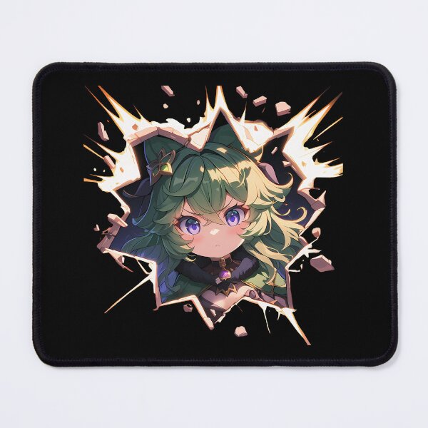 Item preview, Game Collei Forest Breeze Genshin Impact Anime Kawaii Chibi Peeking designed and sold by TorbenKuhano.