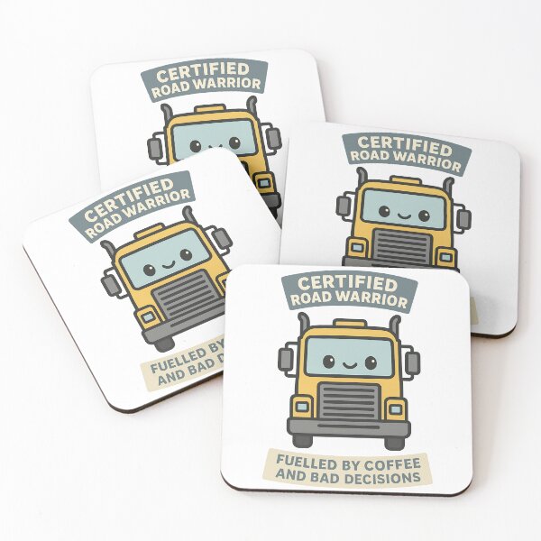 Item preview, Certified Road Warrior Kawaii Truck Design designed and sold by TeeTimeTreasure.
