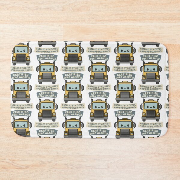 Item preview, Certified Road Warrior Kawaii Truck Design designed and sold by TeeTimeTreasure.