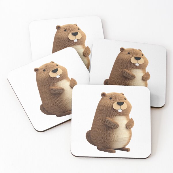 Item preview, Cardboard Beaver Artisan Sculpture designed and sold by DigitalArtKiosk.