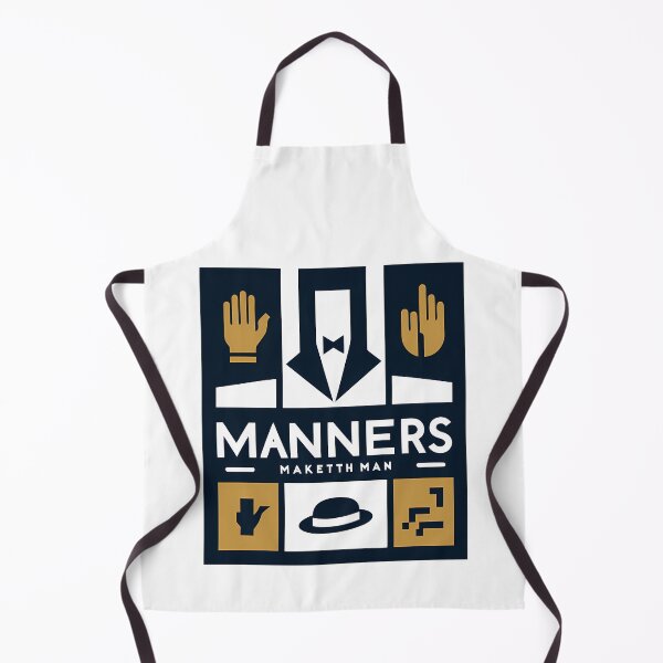 Item preview, Manners Maketh Man Gentleman Icon Grid Design designed and sold by DrawDrip.