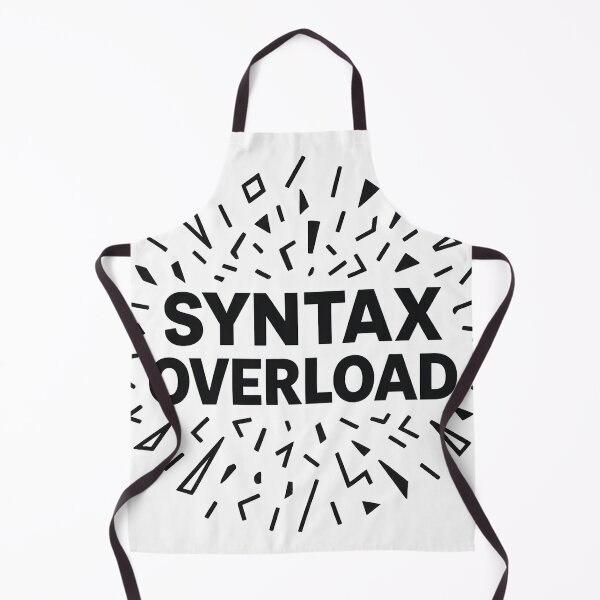 Item preview, Syntax Overload – Exploding Code Graphic With Bold Text designed and sold by techy-rrr.