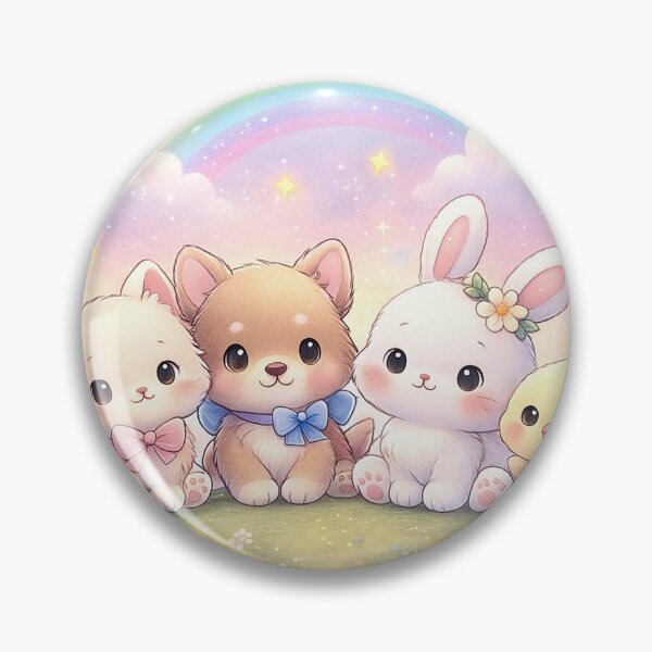 Item preview, Escuadrón de Animales Kawaii: Adorables personajes pastel para merchandising designed and sold by FernandsOficial.