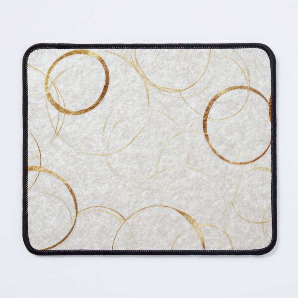 Item preview, Gold circles on textured surface designed and sold by anytka.