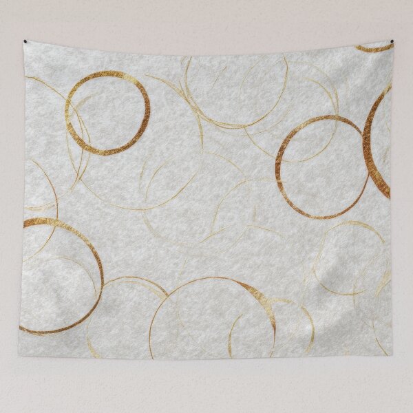 Item preview, Gold circles on textured surface designed and sold by anytka.