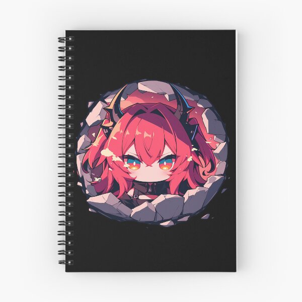 Item preview, Prelude Dawn Surtr Peeking Through Wall Arknights Game Girl Kawaii designed and sold by TorbenKuhano.