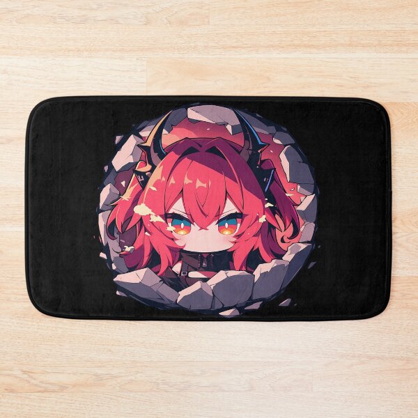 Item preview, Prelude Dawn Surtr Peeking Through Wall Arknights Game Girl Kawaii designed and sold by TorbenKuhano.