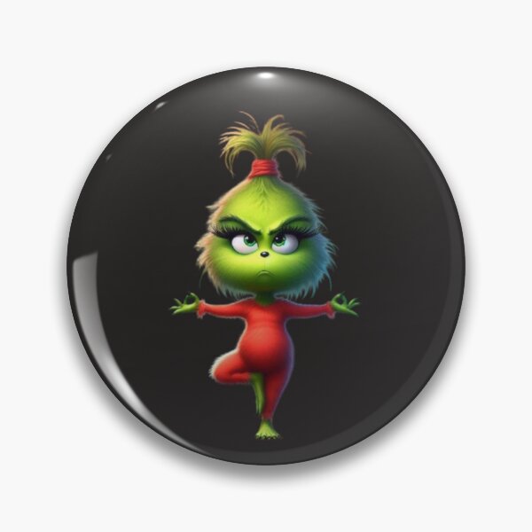 Item preview, Grinch Christmas Yoga Funny designed and sold by Aloelora.