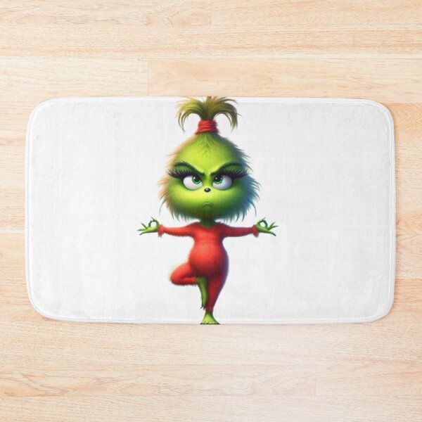 Item preview, Grinch Christmas Yoga Funny designed and sold by Aloelora.