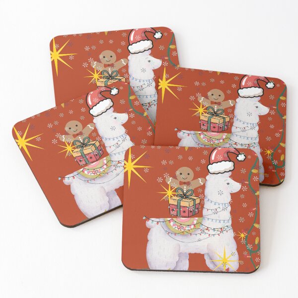 Item preview, Christmas Llama Gingerbread - Cute Holiday Festive Gift designed and sold by Extremeallie.